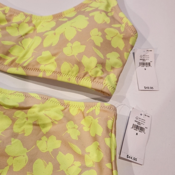 Gap Recycled Scoopneck Bikini Top & High Rise Bikini Bottom Small MSRP $90 SU020 - Picture 7 of 11